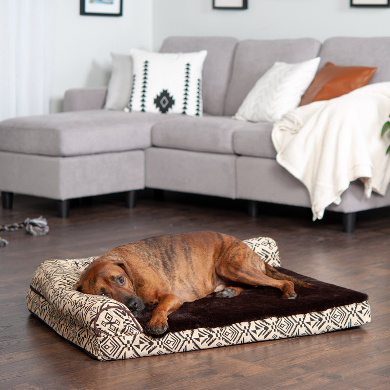 FurHaven Southwest Kilim Deluxe Chaise Lounge Orthopedic Sofa Style Pet Bed Reviews Wayfair